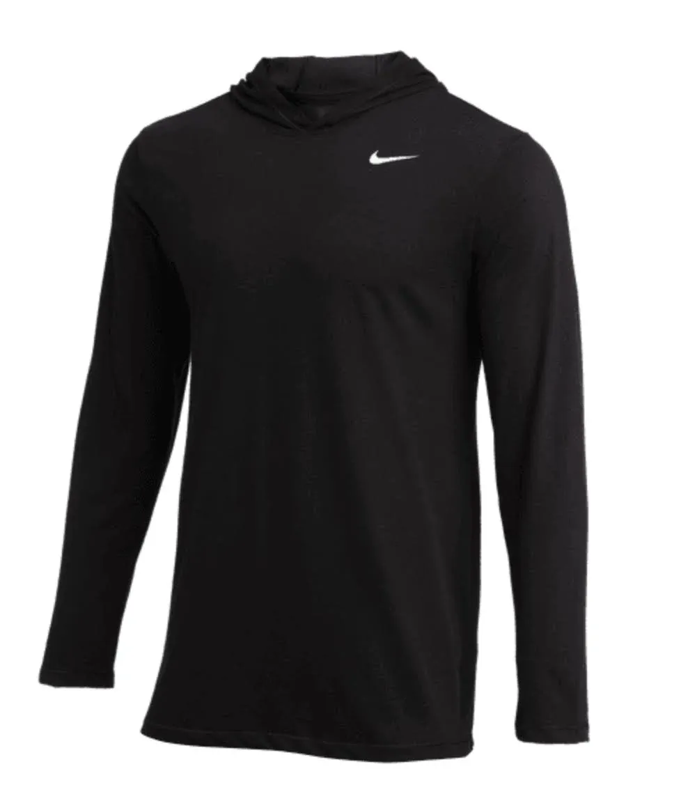 Nike Men's Dry Long Sleeve Hoodie Tee M / Black/White