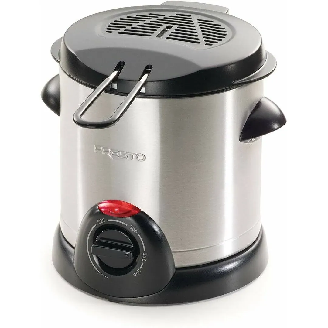 Presto Stainless Steel Electric Deep Fryer 05470