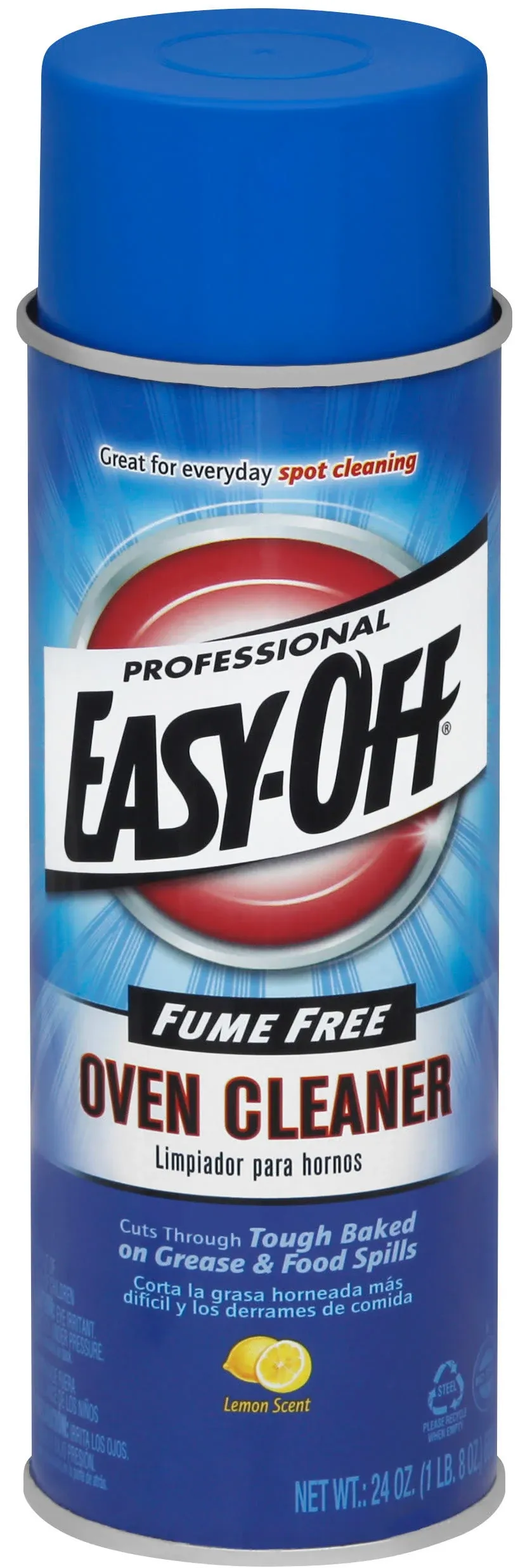 Easy-off Fume Free Max Oven Cleaner, Foam, Lemon, 24 oz Aerosol Spray