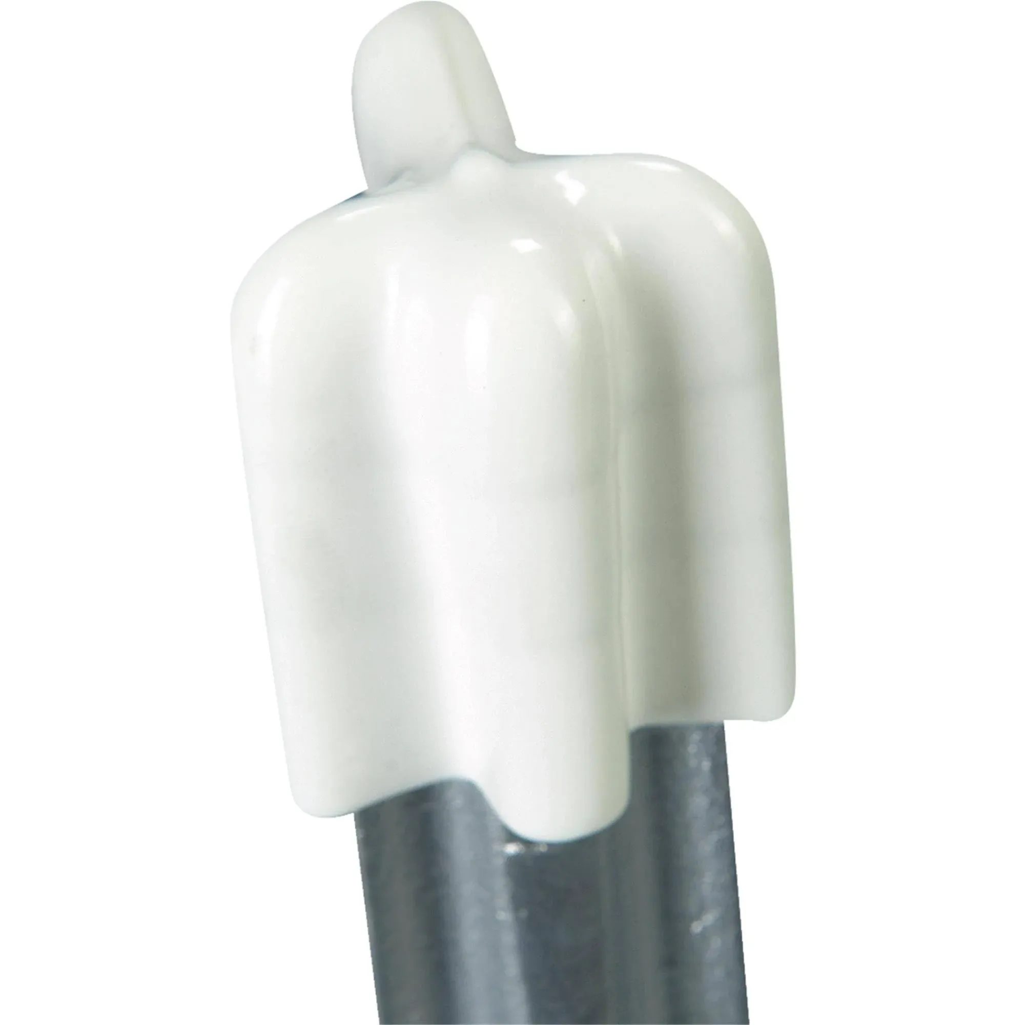 Electric Fence T-Post Safety Cap, White Vinyl, 25-Pk.