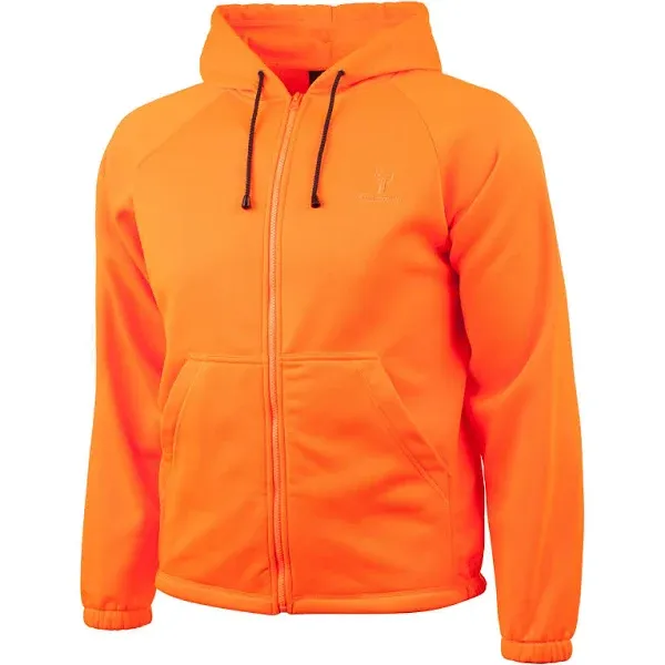 Huntworth Eagan Men’s Hunting Full Zip Hoodie, Blaze