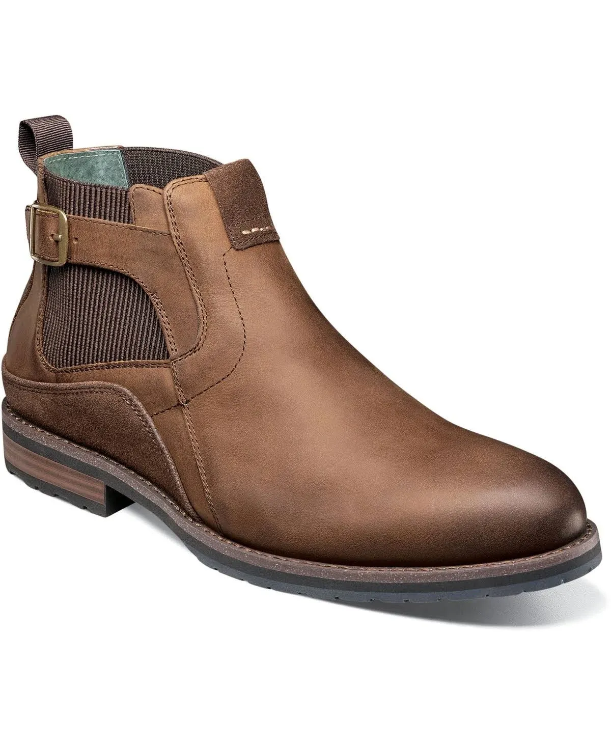 Stacy Adams Men's Oskar Plain Toe Chelsea Boot - Brown CH