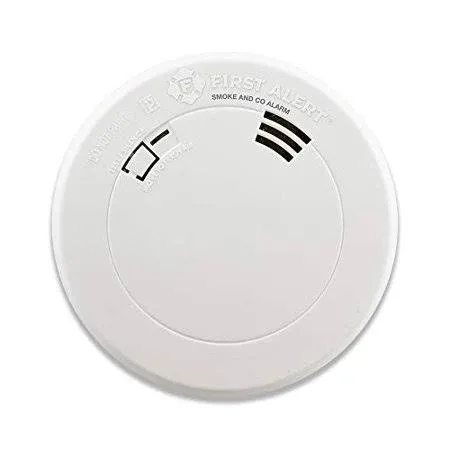 First Alert PRC710 10-Year Battery Photoelectric Smoke Carbon Monoxide Alarm