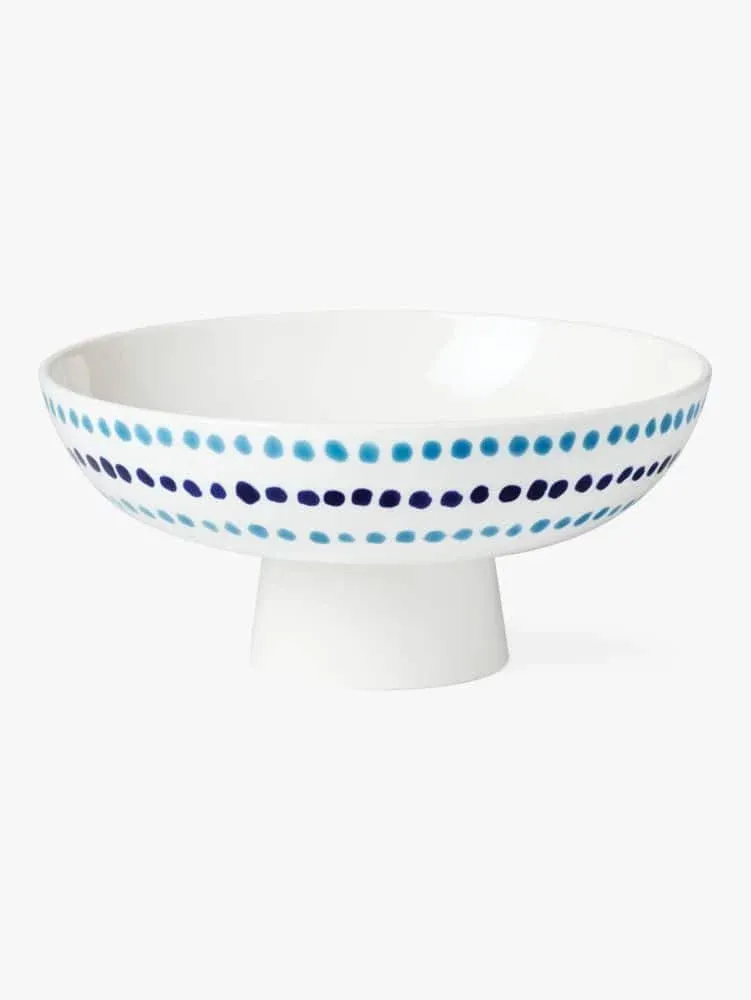 Floral Way Footed Serve Bowl