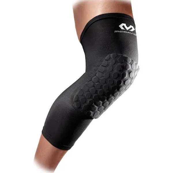 Knee Compression Sleeves: McDavid Hex Knee Pads Compression Leg Sleeve for Basketball, Volleyball, Weightlifting, and More - Pair of Sleeves