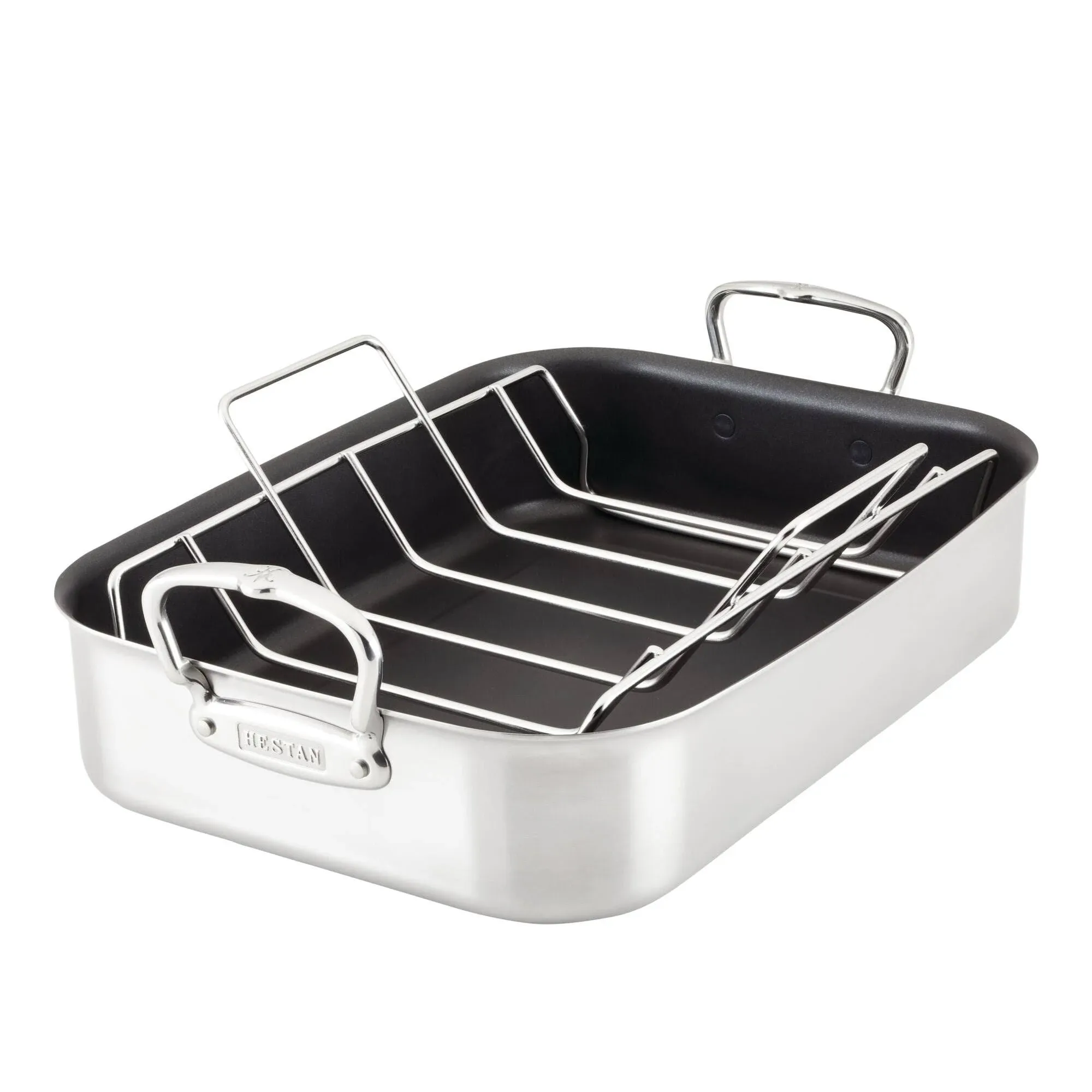 Hestan Provisions Classic Nonstick Roaster with Rack