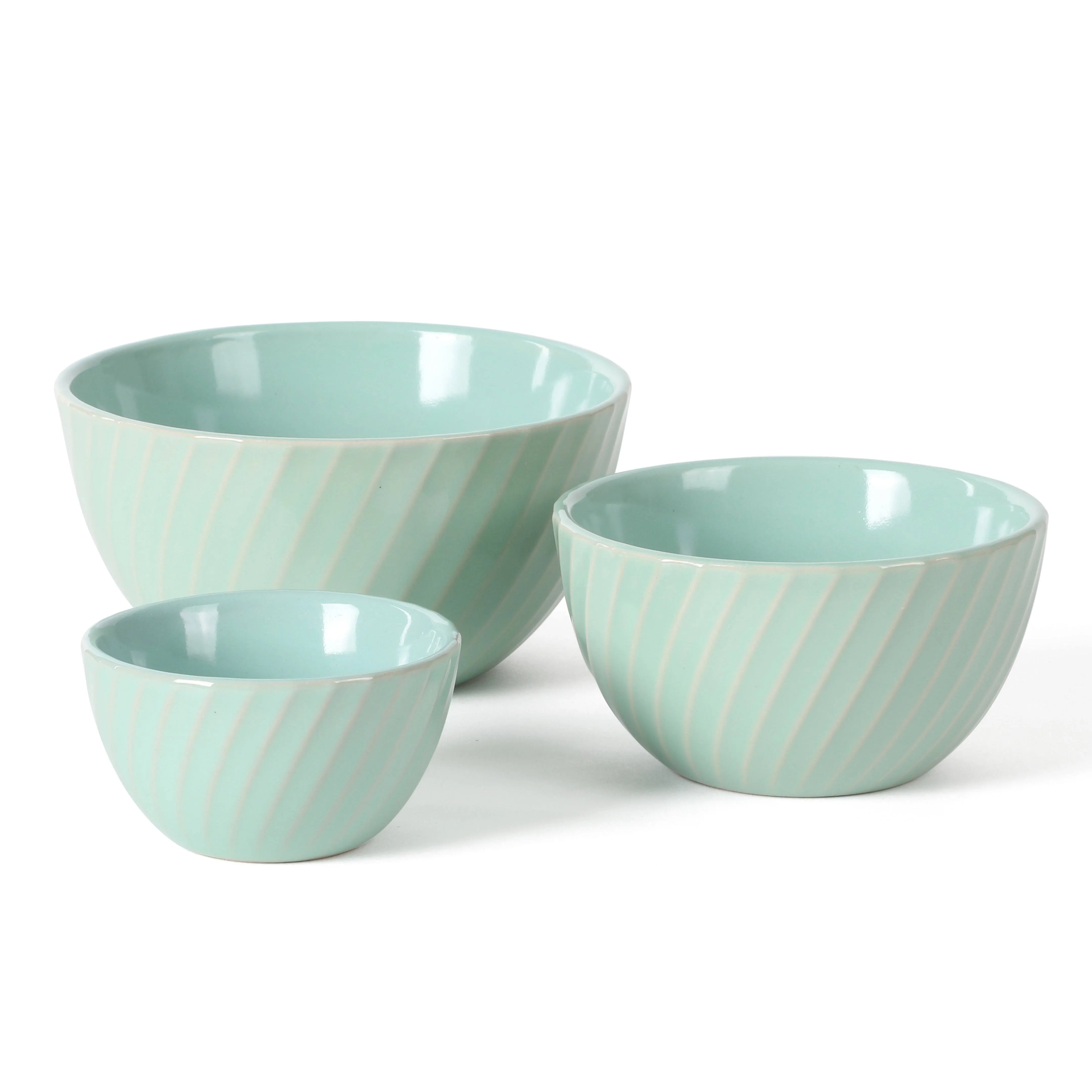 Martha Stewart Eagleson 3-Piece (3”, 4”, & 5”) Round Prep Mixing Bowl Set