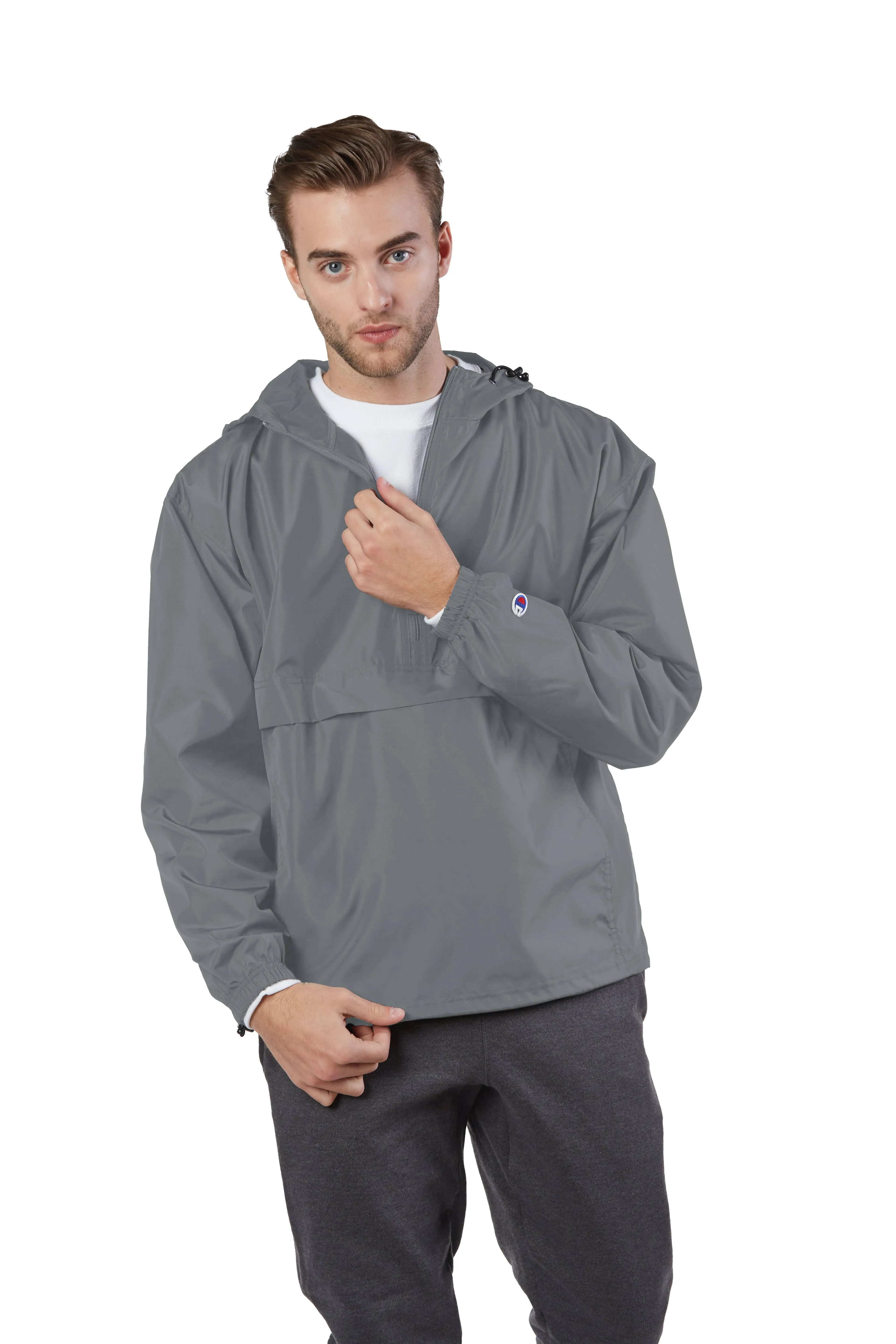 Champion CO200 Adult Packable Anorak Quarter-Zip Jacket