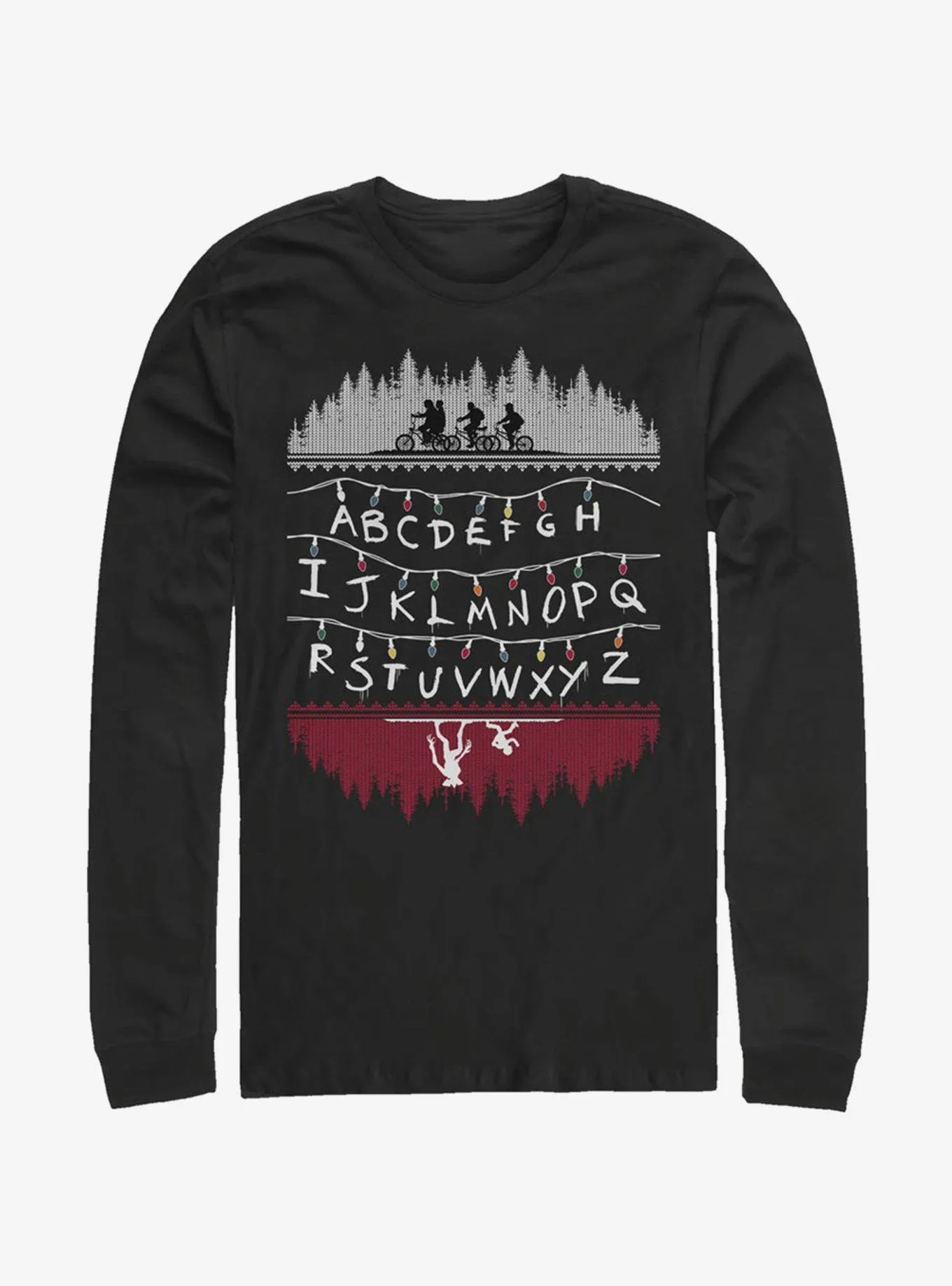 Stranger Things Alphabet Lights Long-Sleeve T-Shirt | Hot Topic