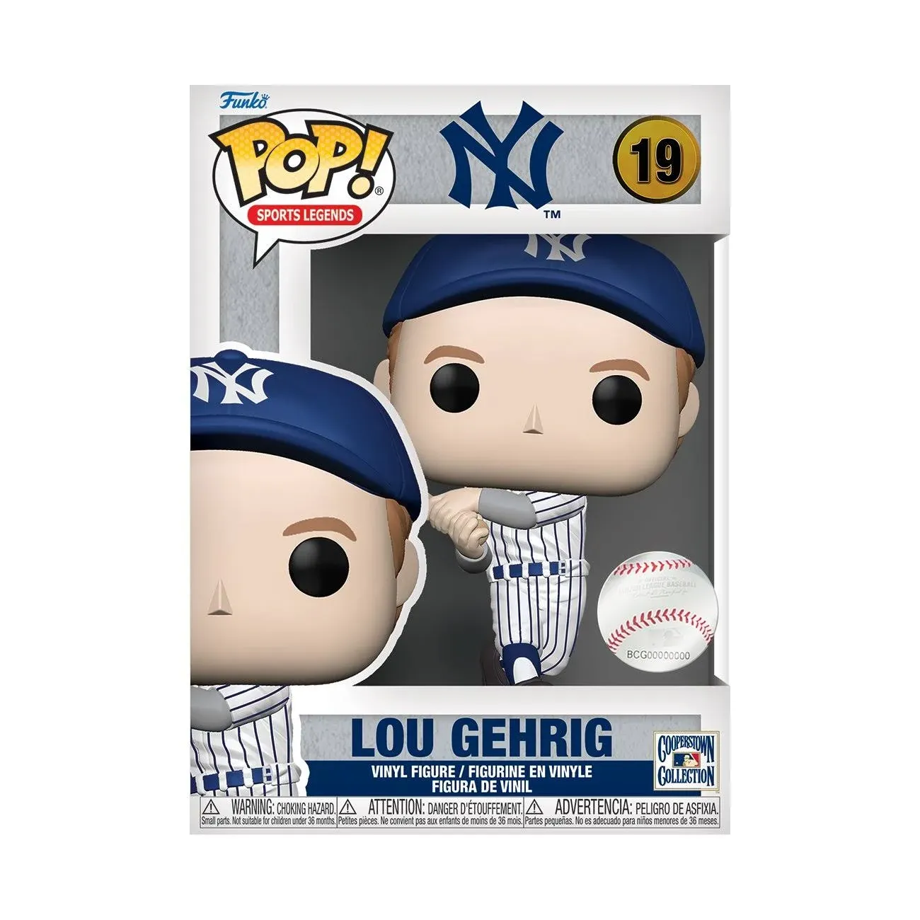 Funko Pop! MLB: Legends - Lou Gerhig Gehrig - 1/6 Odds For Rare Chase Variant - Figura de Vinilo Coleccionable - Idea de Regalo - Mercancia Oficial - Juguetes para Niños y Adultos - Sports Fans