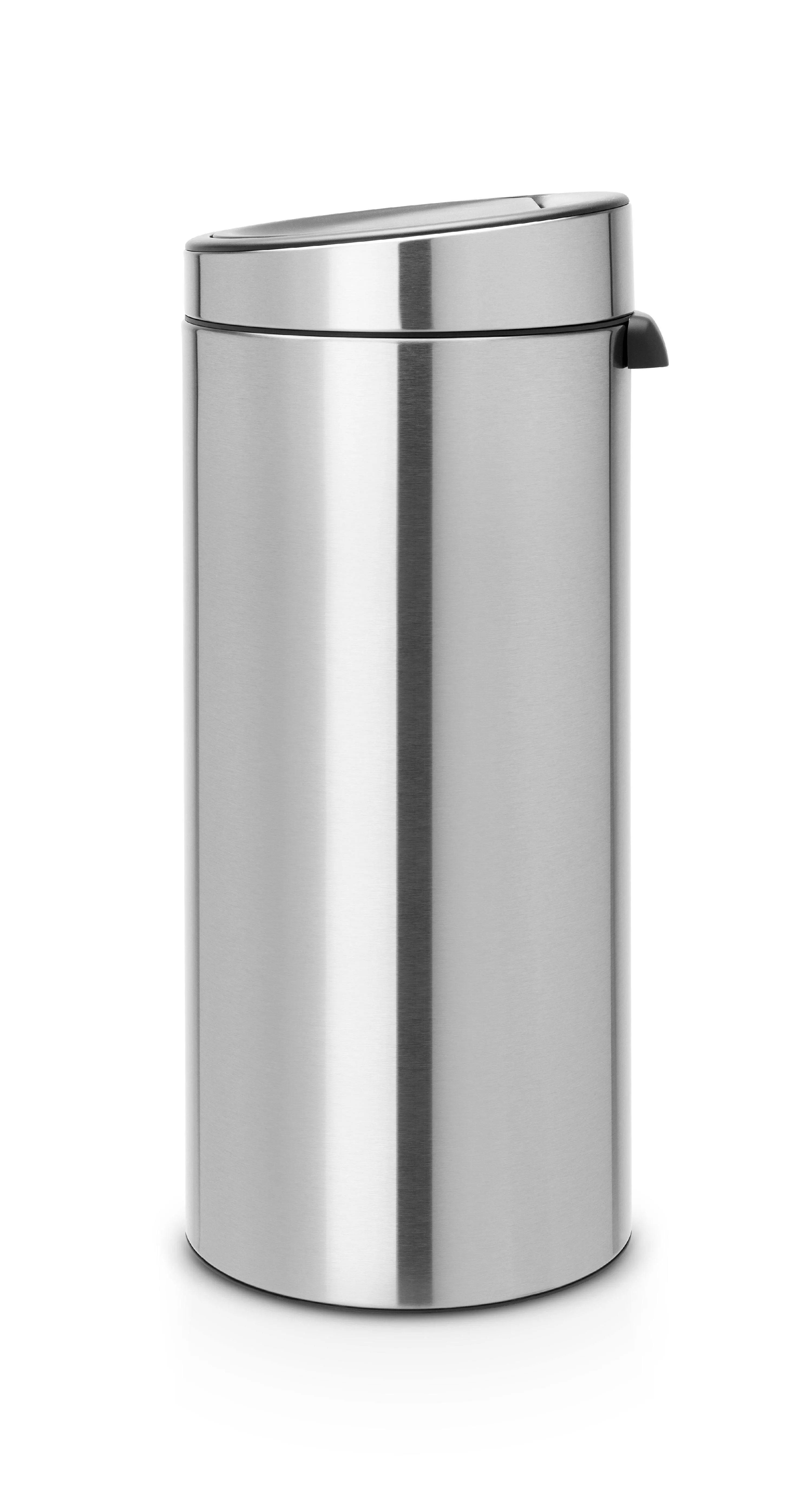 Brabantia 8 Gal Kitchen Touch Trash Can New (Soft Beige) Removable Lid, Soft-Touch Open, Garbage Can + Bags