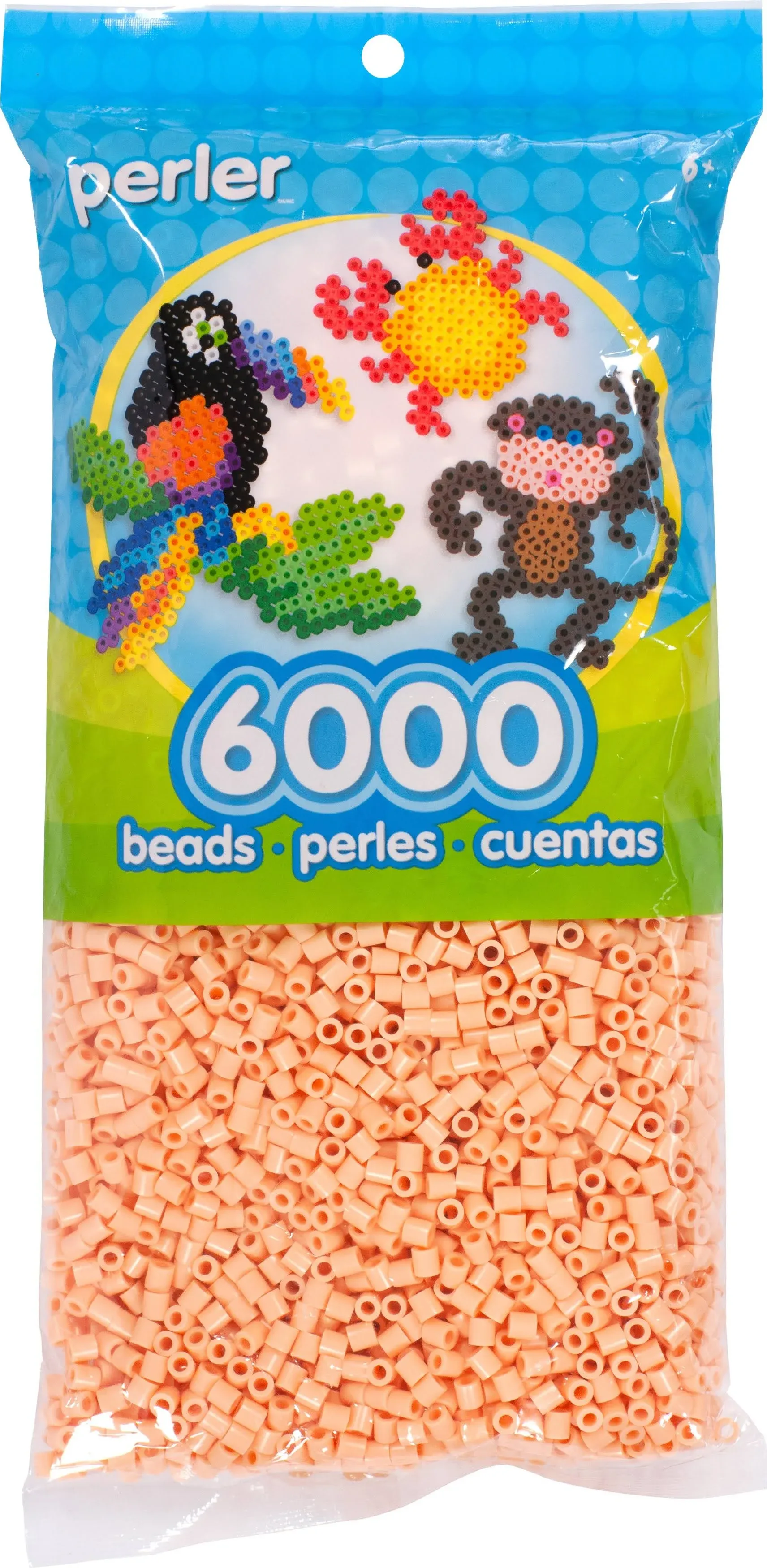 Perler Beads 6,000/Pkg-Sand PBM80-11-11102