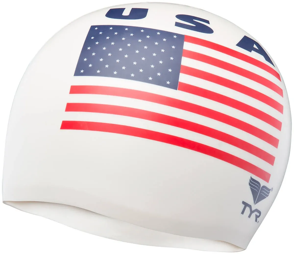 TYR USA Silicone Swim Cap