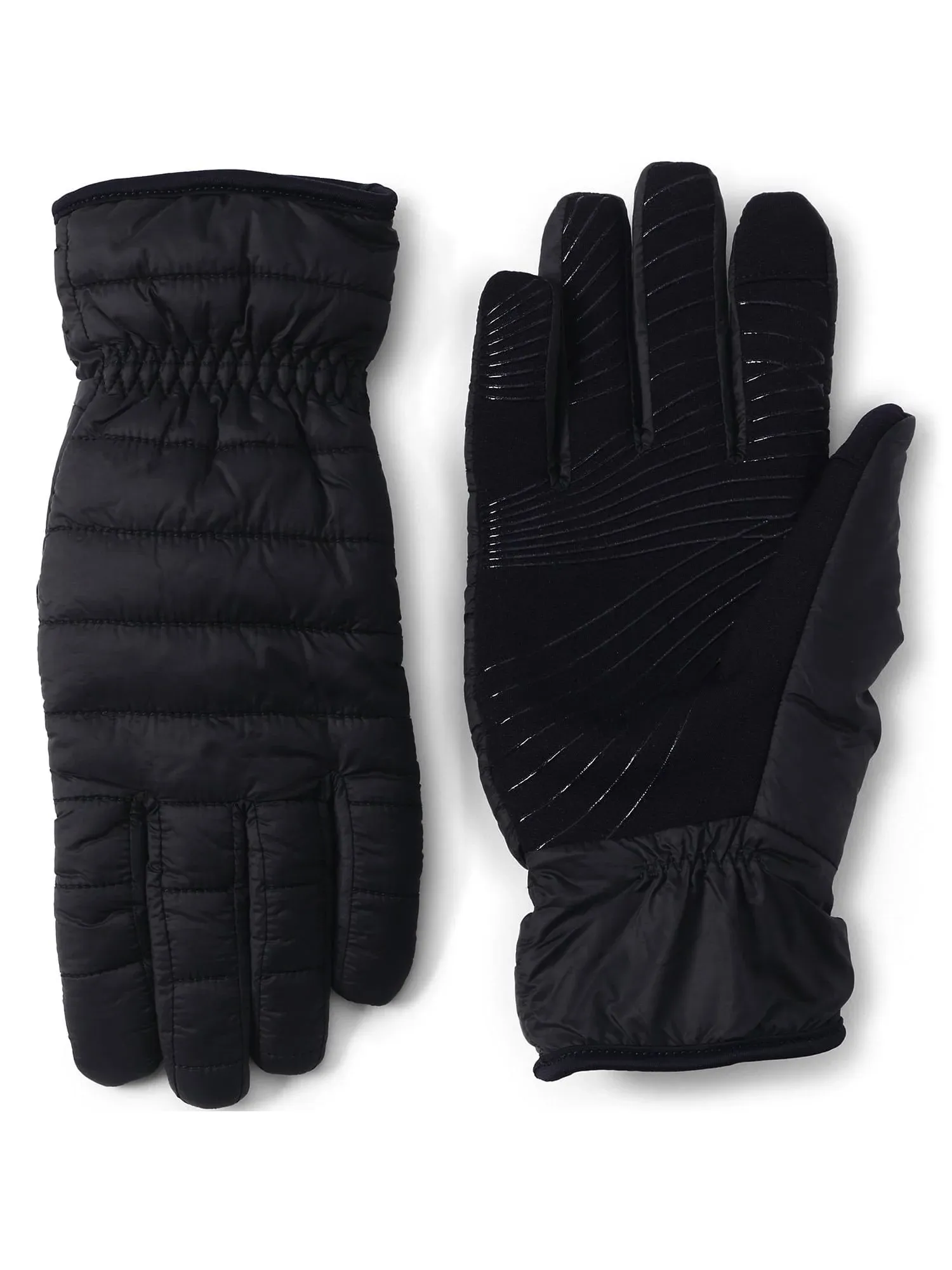 Lands' End Women's Wanderweight Quilted EZ Touch Screen Gloves