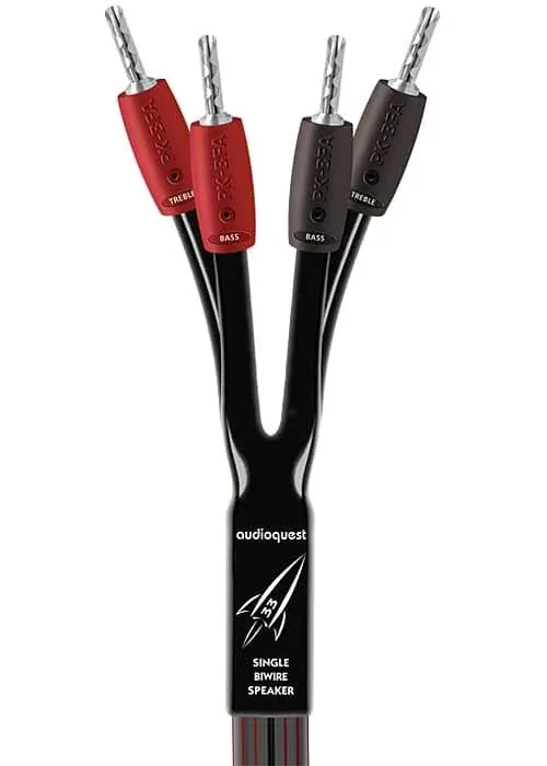 AudioQuest Rocket 33 Single FR Multi-Spade Speaker Cable