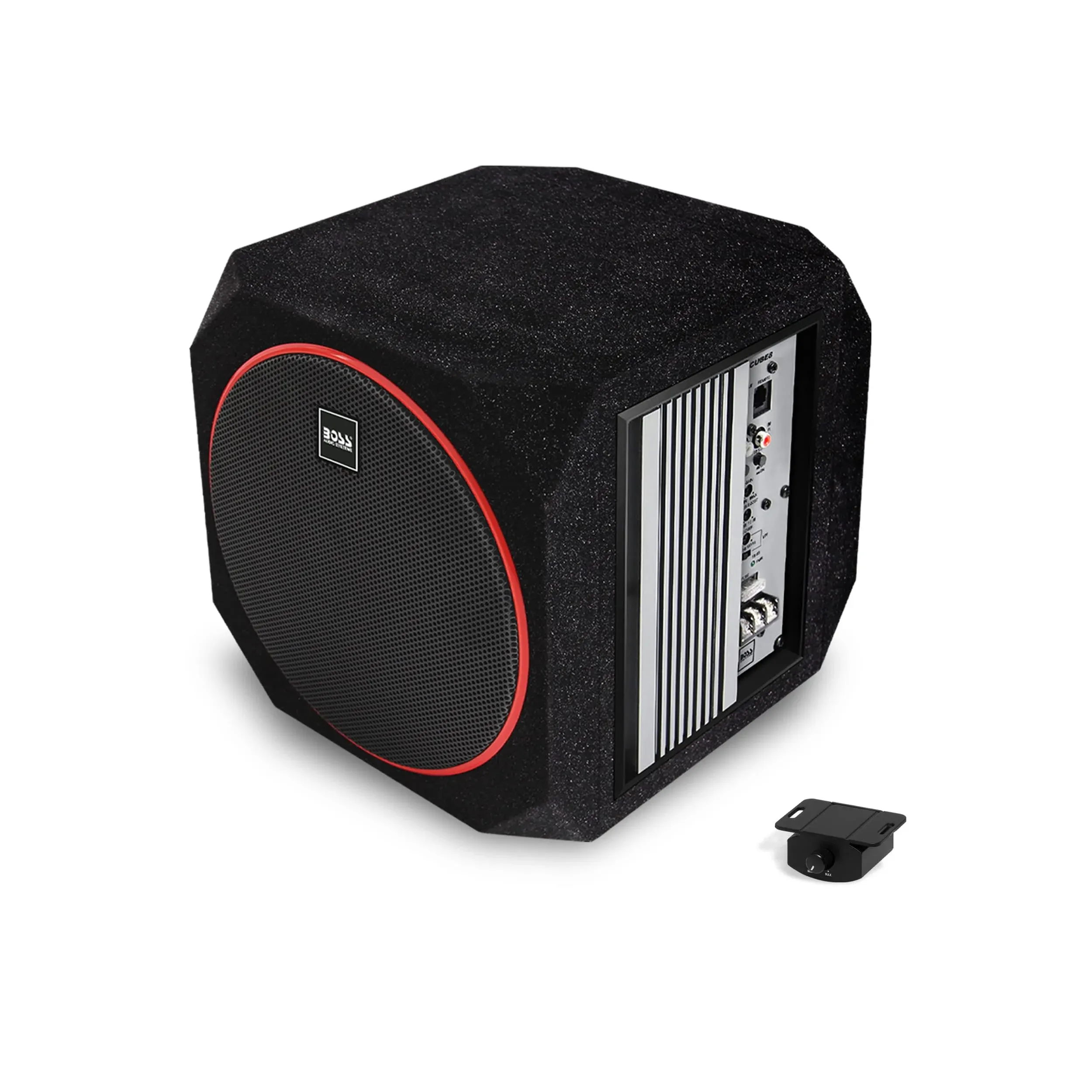 Boss CUBE8 8" 400W Powered Subwoofer with Enclosure