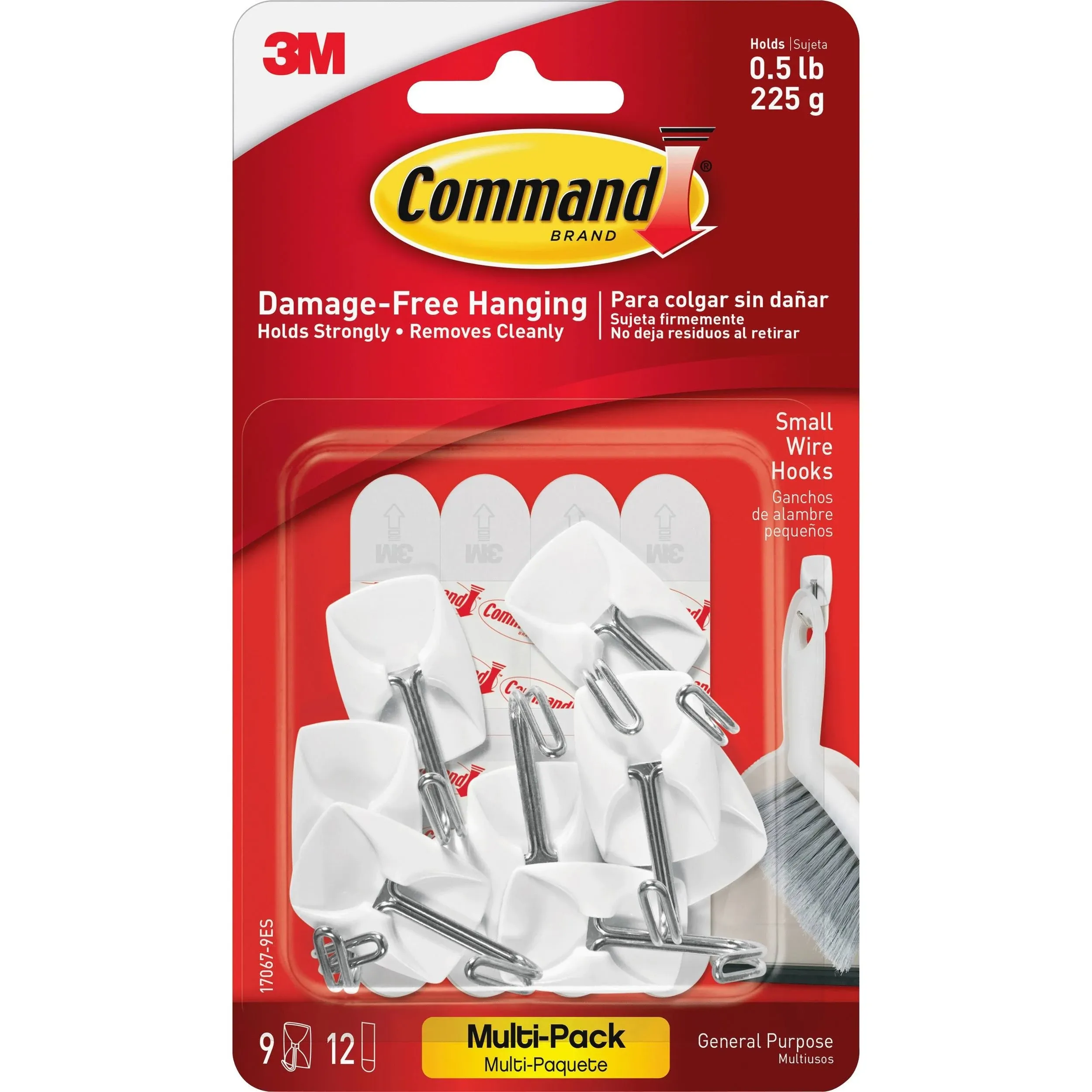 Command Small Wire Hooks - 9 Pack