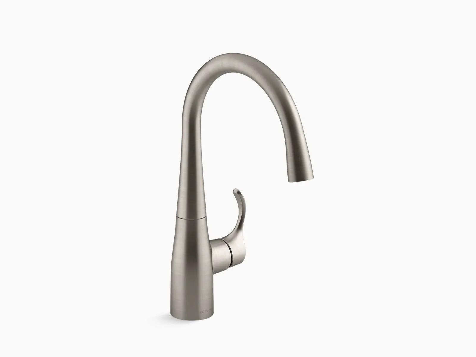 KOHLER K-22034-BL Simplice Single Handle Kitchen Bar Faucet,  Matte Black