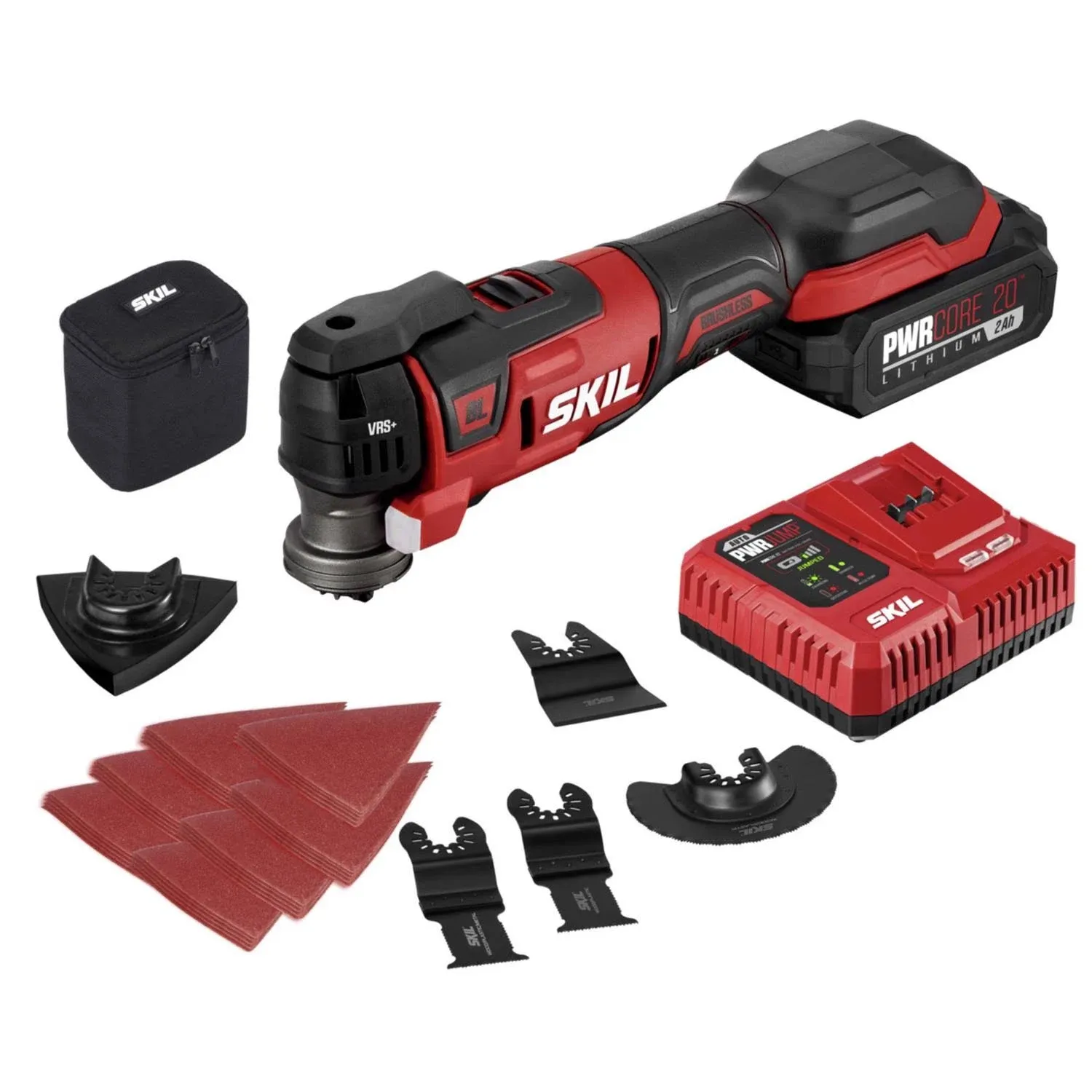 Skil OS5937-10 Pwr Core 20 Brushless 20V Oscillating Multi-Tool Kit