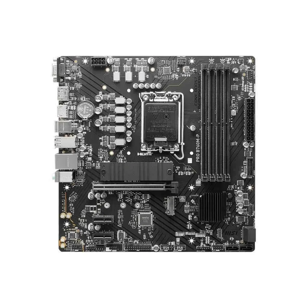 Motherboard MSI Pro B760M-P LGA 1700 Intel B760