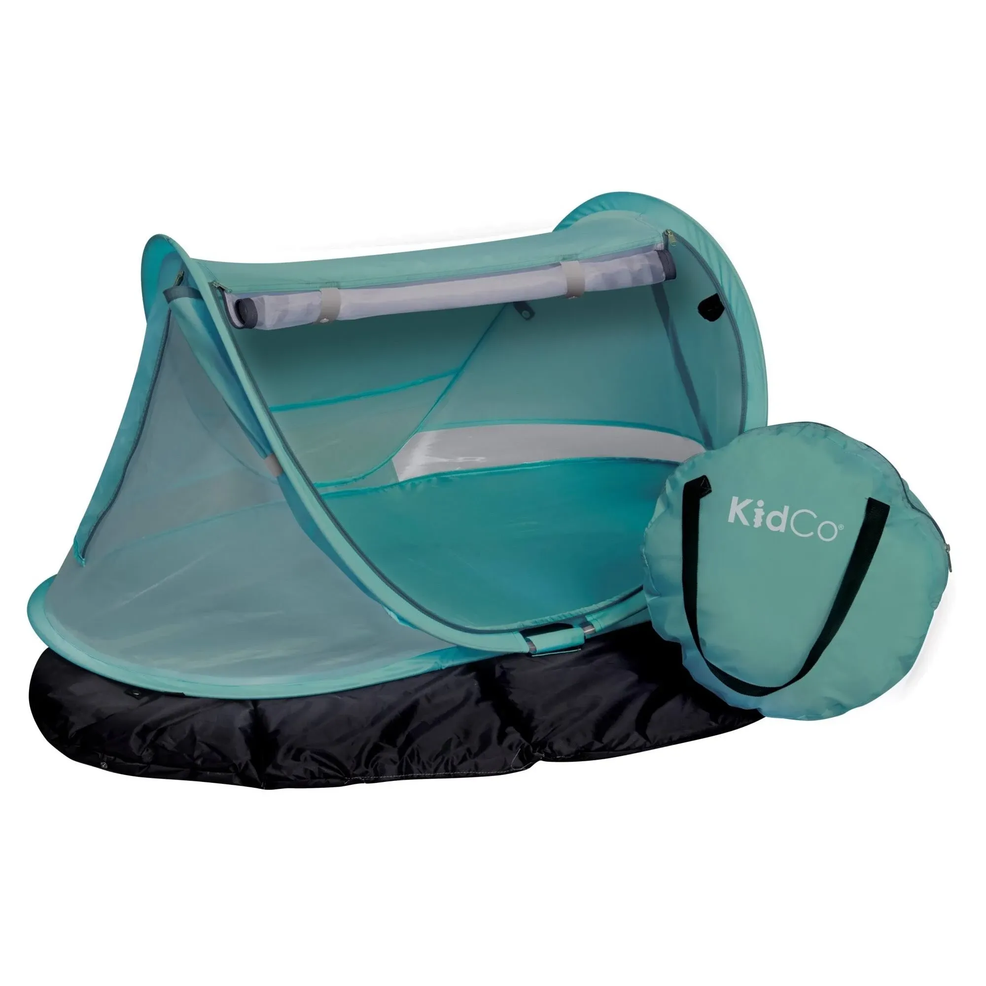 KidCo Peapod Prestige Outdoor Child Portable Travel Bed Seafoam