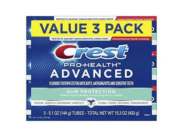 Crest Pro-Health Advanced Gum Protection Toothpaste, 5.1 Ounce, 3 Count