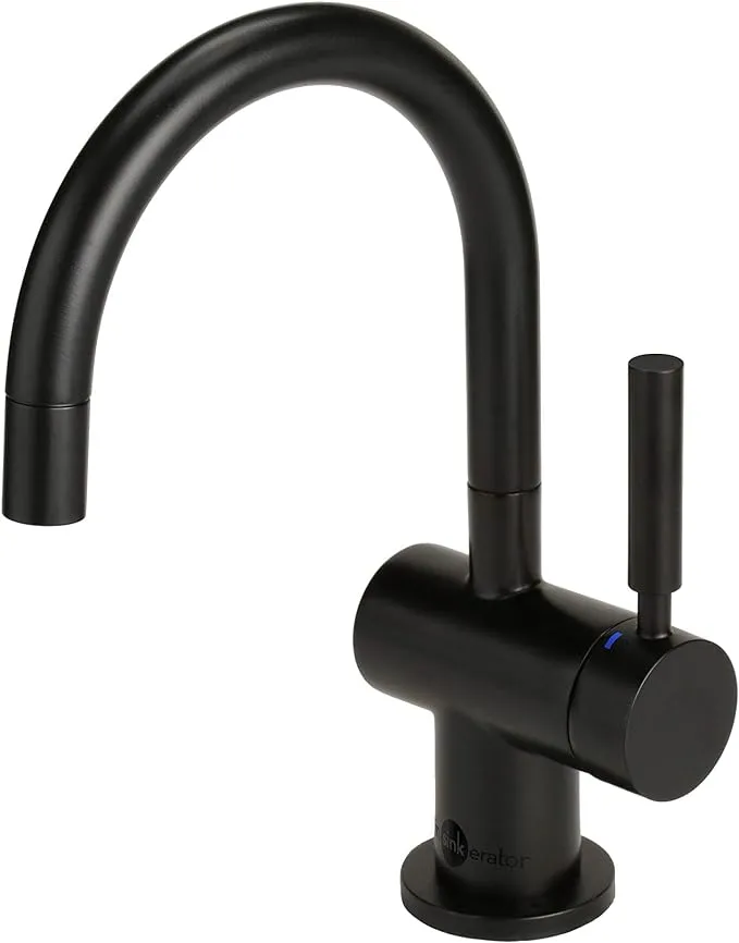 InSinkErator Indulge Modern Series 1-Handle 9.25 in. Faucet for Instant Hot & Cold Water Dispenser in Matte Black F-HC3300MBLK