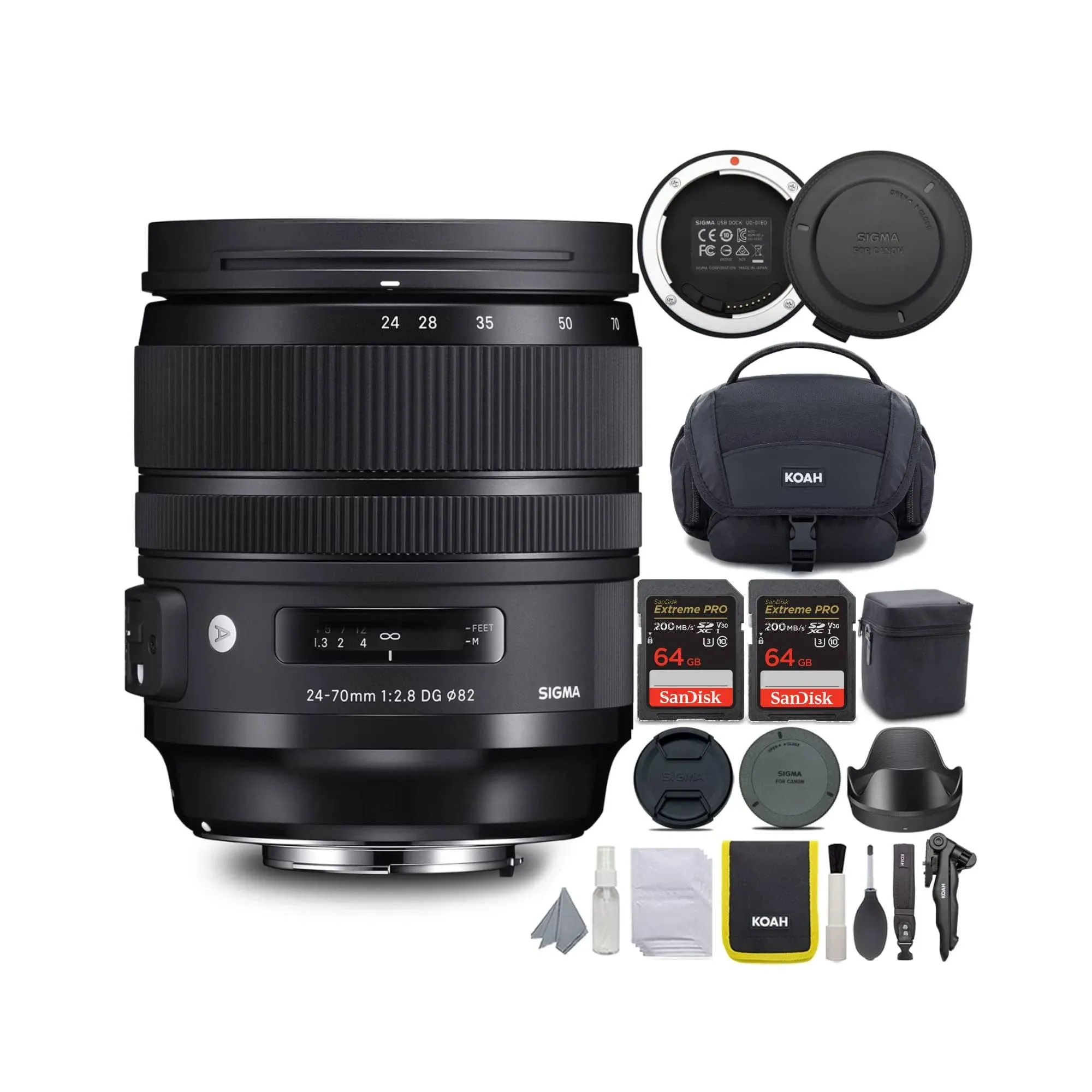 Sigma - 24-70mm f/2.8 DG Os HSM Art Lens for Canon EF