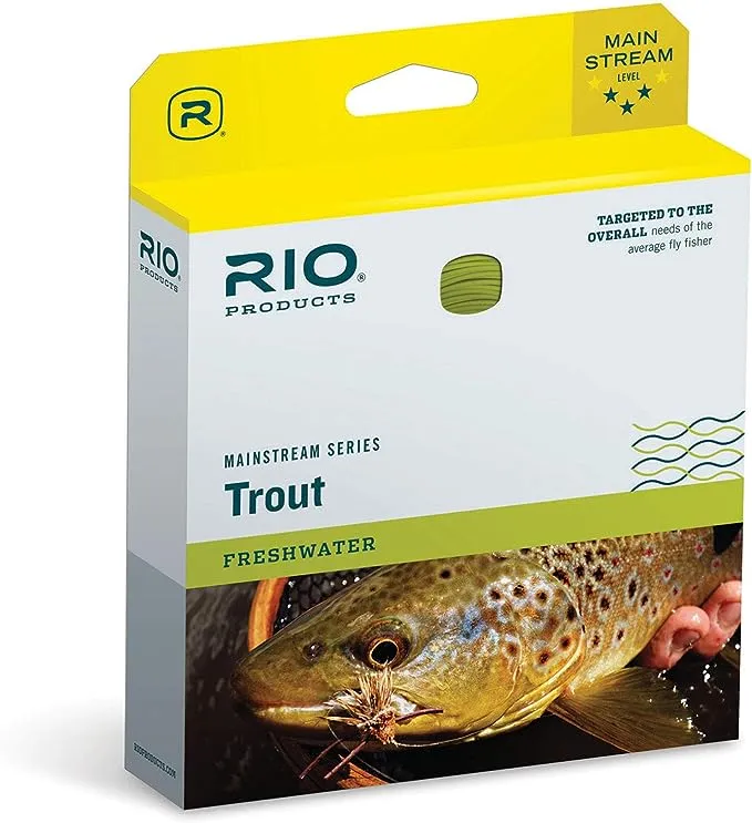 RIO Products Fly Line Mainstream Trout Dt3F Lemon Green, Lemon-Green