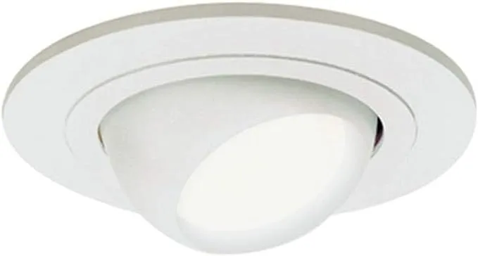 Halo 998P Recessed Light Trim, Aluminum Body, White