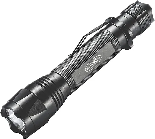 Police Security Knightstick 2AA Ultra Bright Flashlight - LED - 190 Lumen - Tactical - Water Resistant - High/Low/Flash