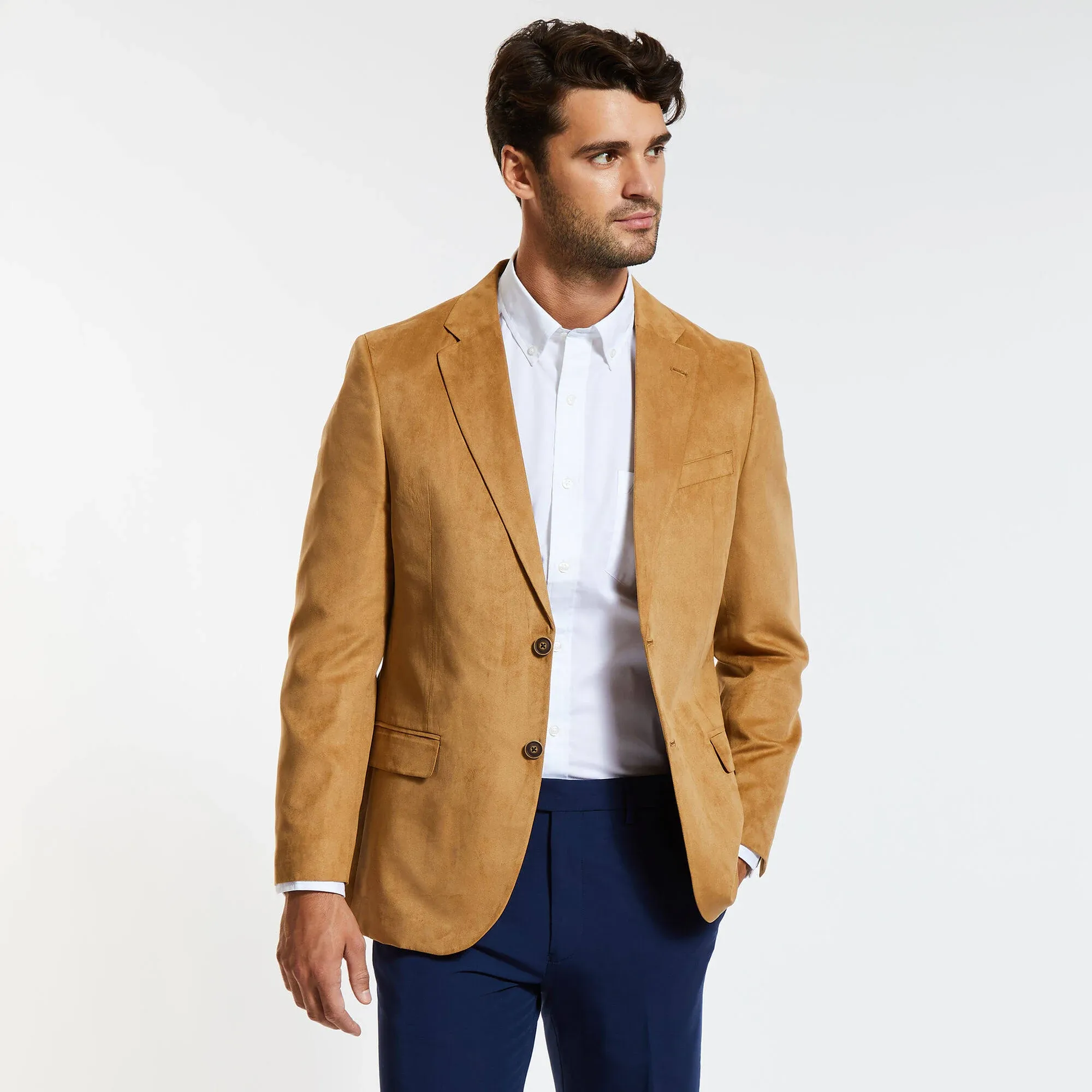 Nautica Men's Modern-Fit Faux-Suede Sport Coat