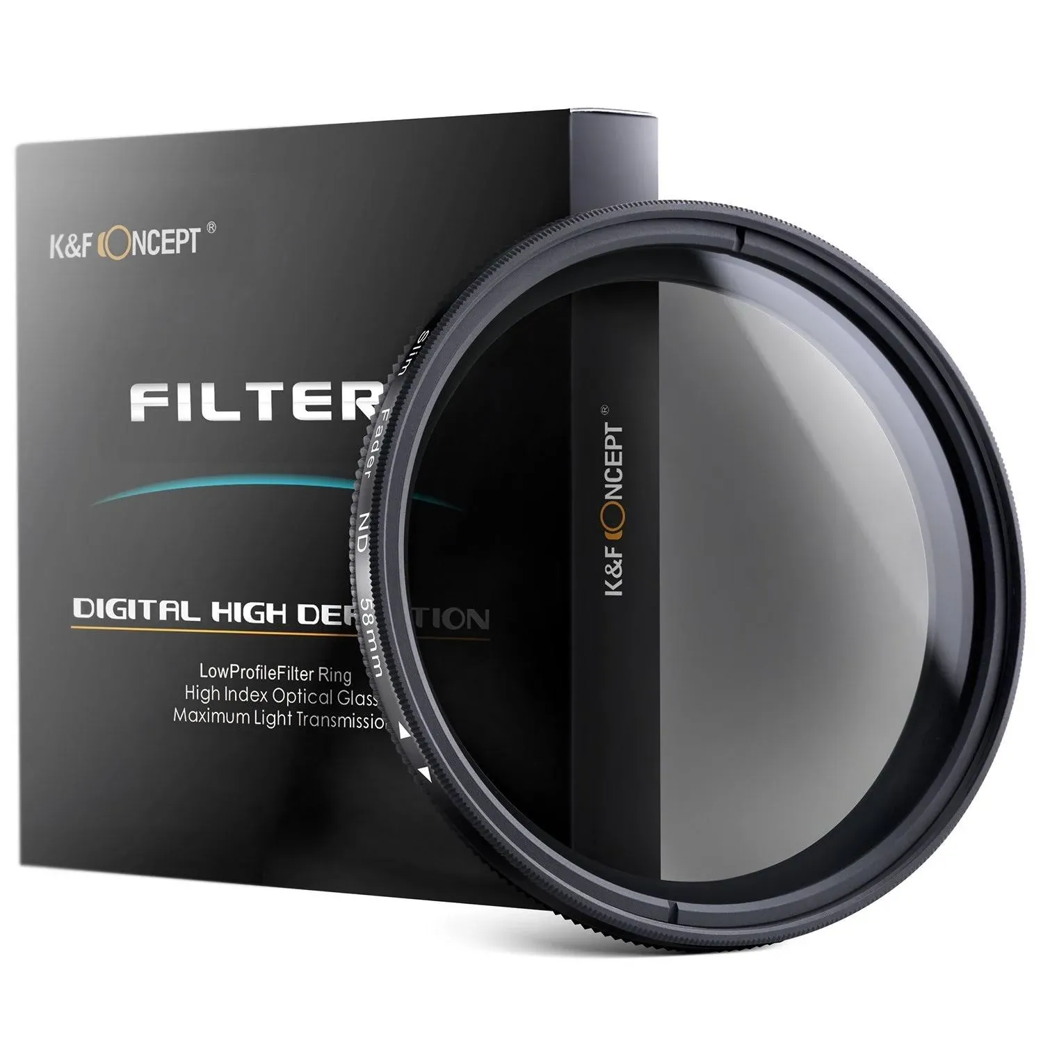 K&F Concept Variable ND2-ND400 ND Lens Filter for Camera Lens