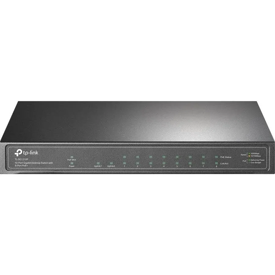 TL-SG1210P TP-Link 8-Port Gigabit PoE Switch