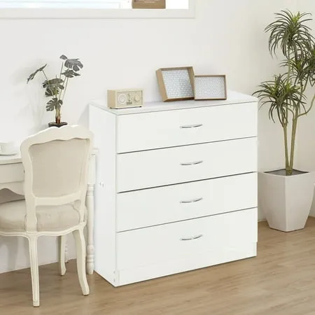 FCH Particle Board Modern Simple 4-Drawer Dresser WhiteXdCQ