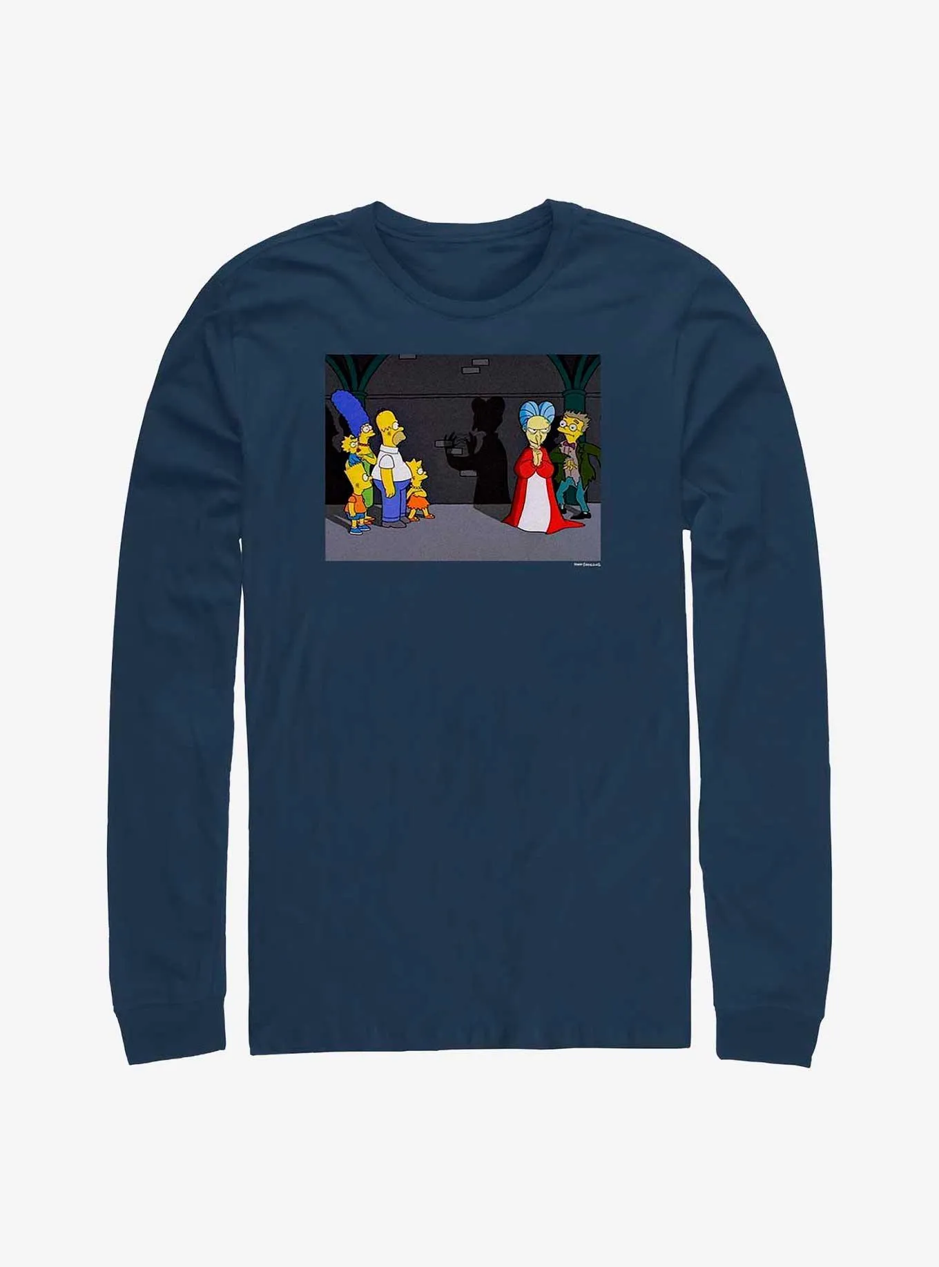 The Simpsons Shadow Mr. Burns Long-Sleeve T-Shirt | BoxLunch