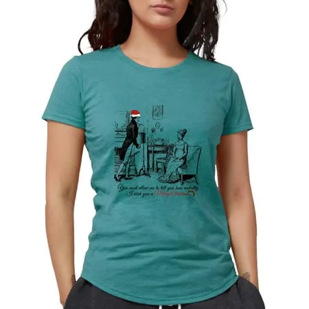 CafePress - Ardently Merry Christmas T Shirt - Womens Tri-blend T-Shirt