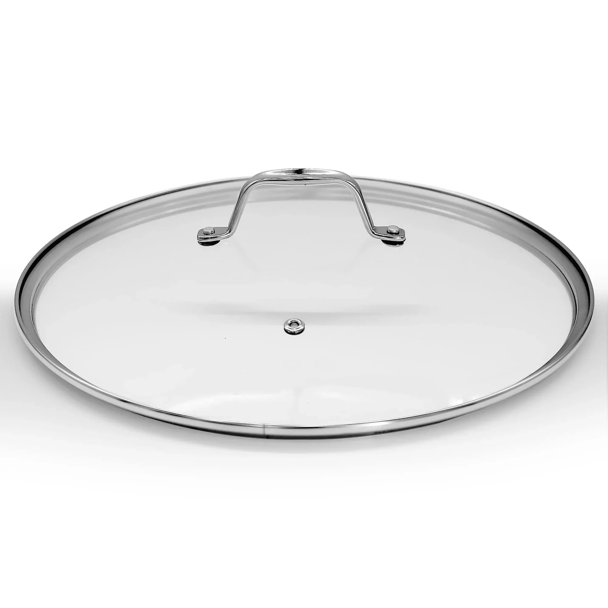 Nutrichef Cookware Stockpot Lid - See-Through Tempered Glass Lids (Works with ...