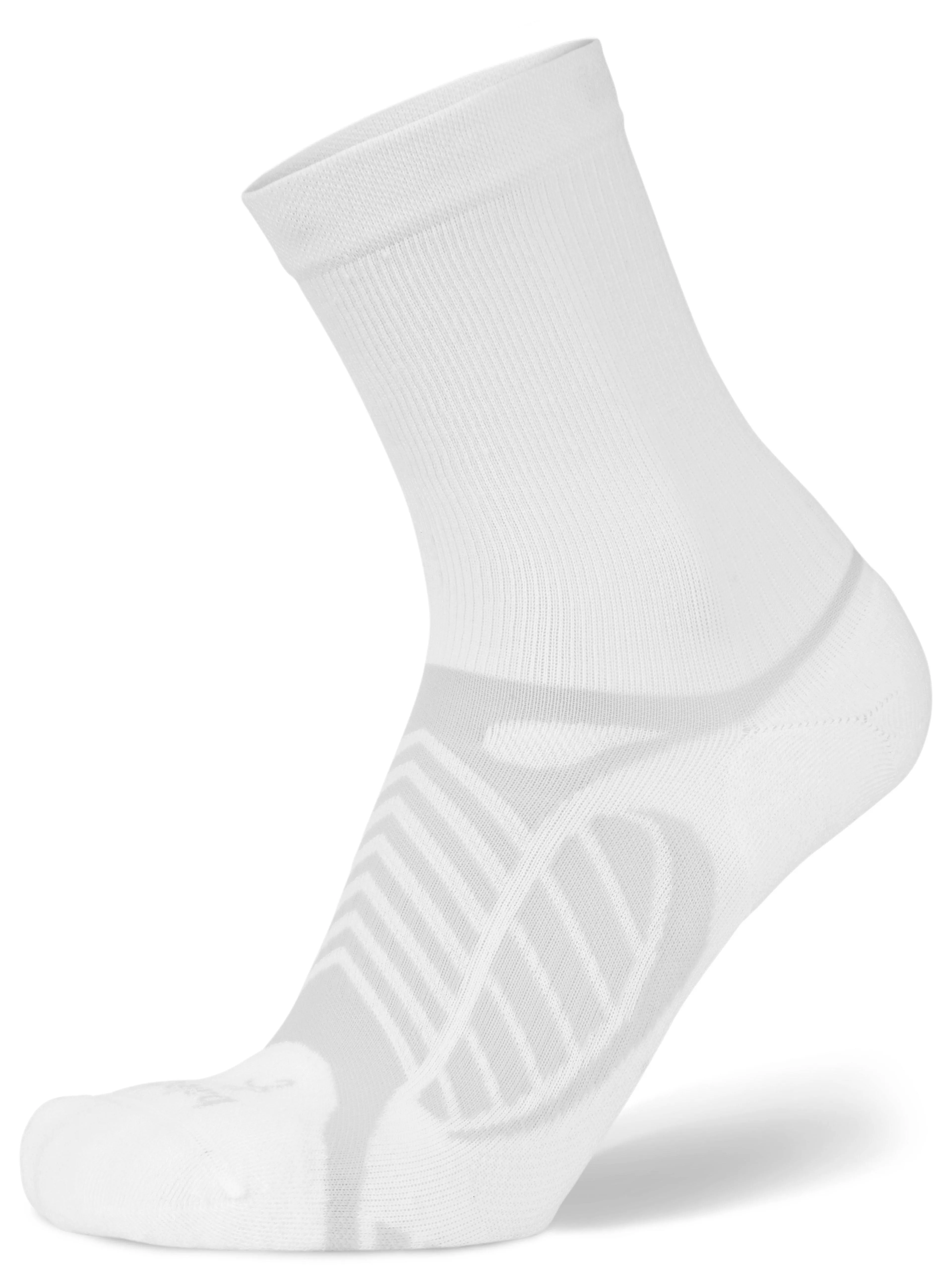 Balega Ultralight Crew Socks - Large / White