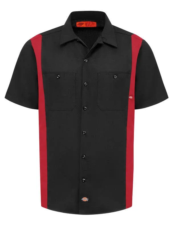 Dickies Men's Two-Tone Short-Sleeve Work Shirt