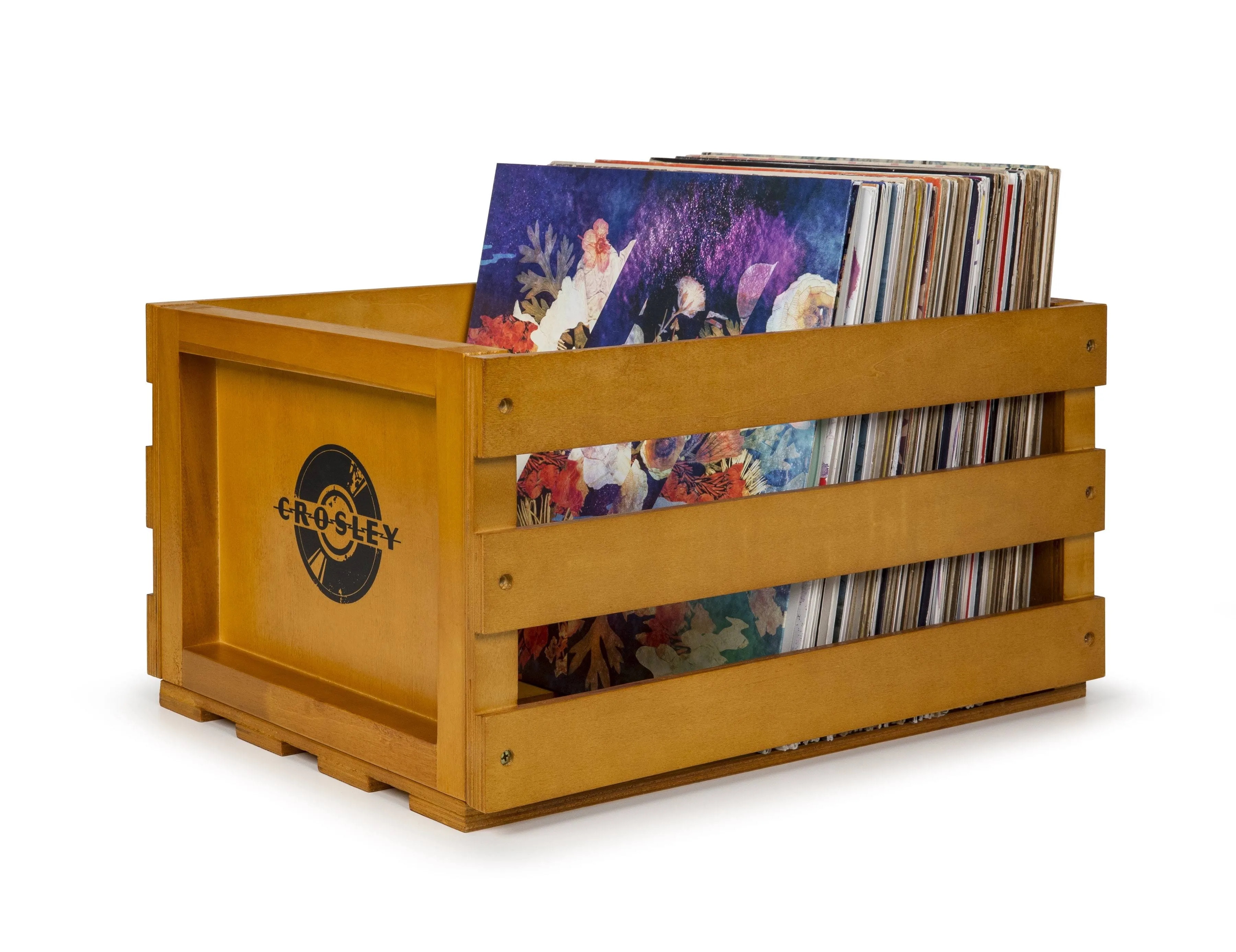 Crosley - Record Storage Crate - Acorn