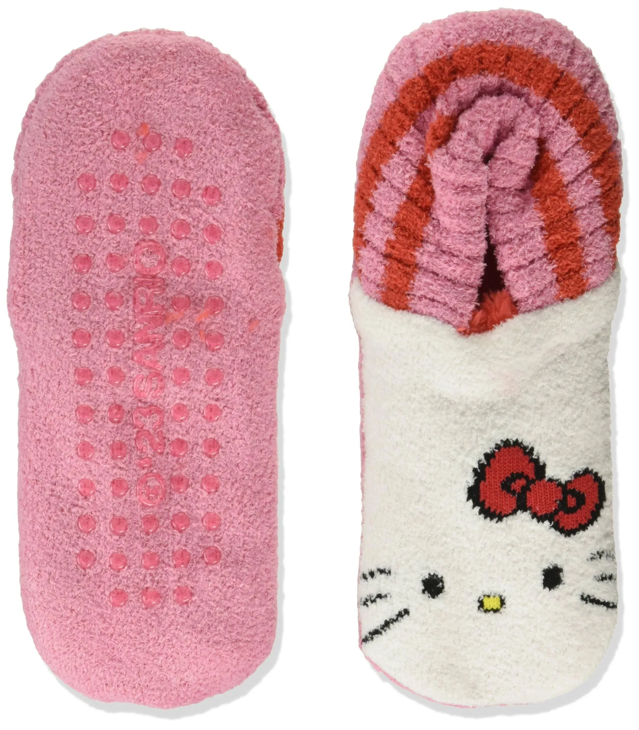 Hello Kitty Women's Holiday Flexible Knit Slipper Socks