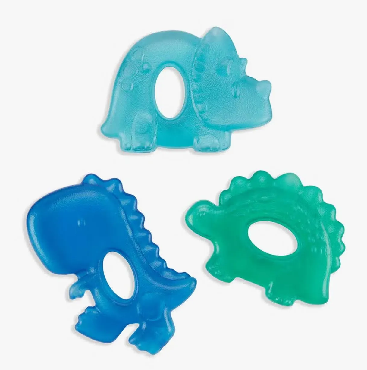 Itzy Ritzy - Cutie Coolers - Soothing Water-Filled Teethers Set of 3 Dinos