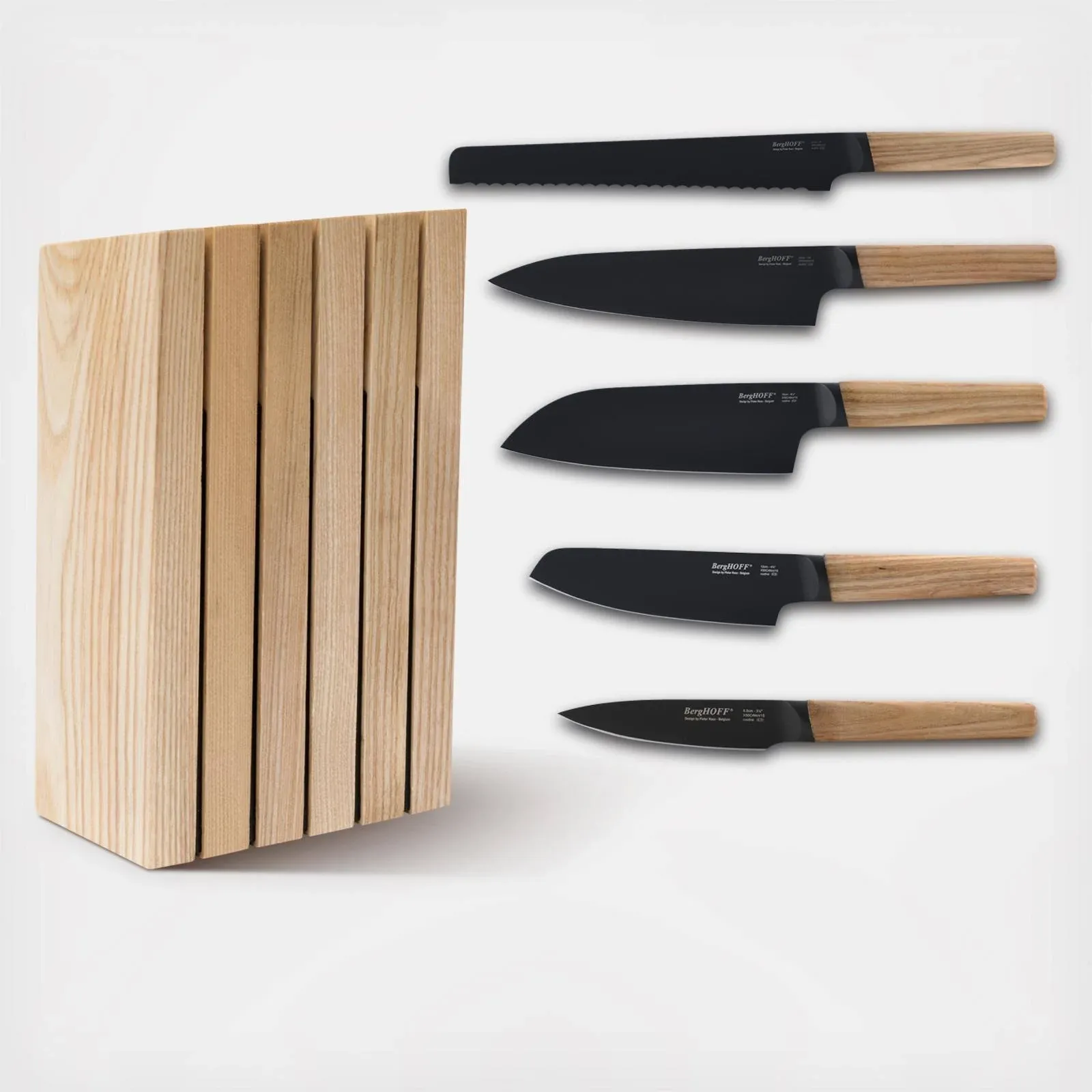 BergHOFF Ron 6-Piece Knife Block Set