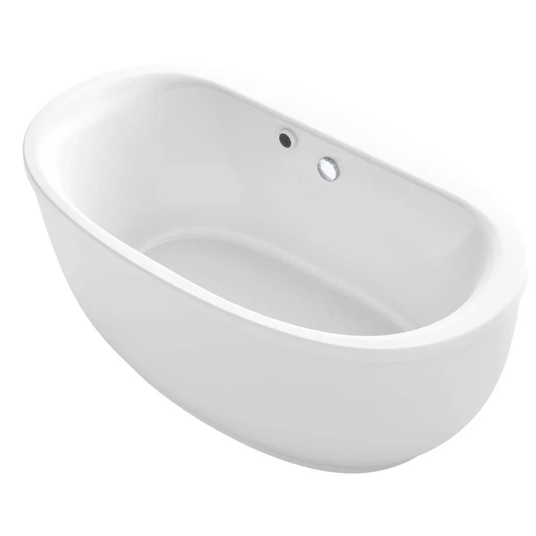 Kohler 6369-W1-0 Sunstruck 66" x 36" Oval Freestanding