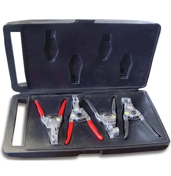 Direct Source Int. QRP4S-P 4-Piece Quick Release Pliers Set with Case