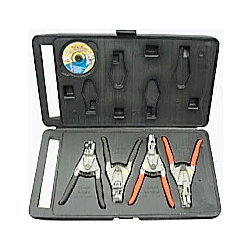 Direct Source Int. Quick Release Plier 4 Piece Set with Case