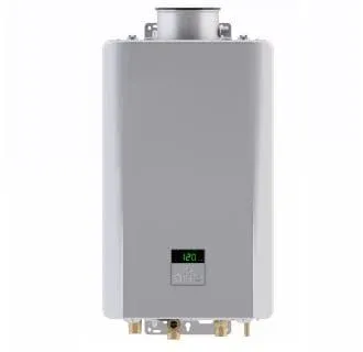 Rinnai RE140eN Non-Condensing Natural Gas Tankless Water Heater, Up to 5.3 GPM, Outdoor Installation, 140,000 BTU