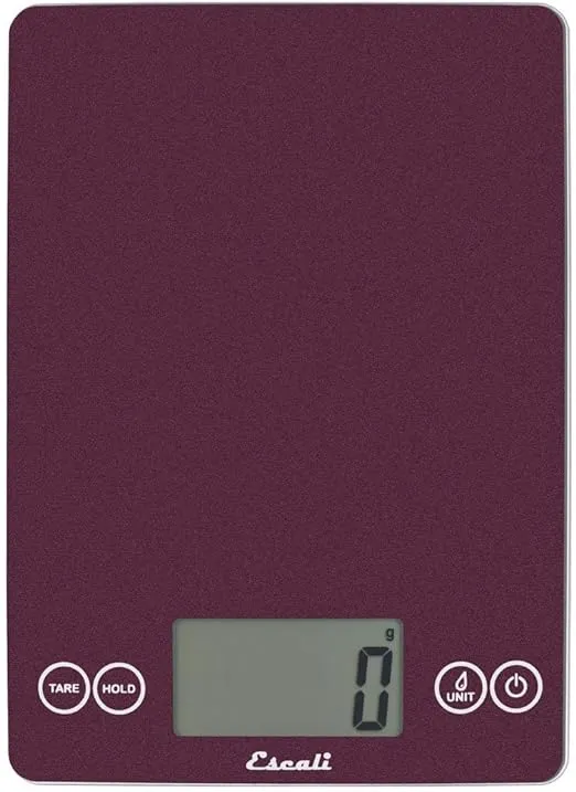 Escali Arti Digital Glass Kitchen Scale Purple Night