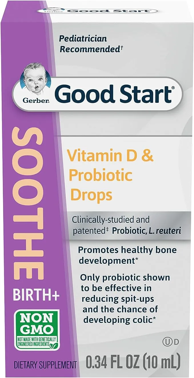 Gerber Good Start, Baby Probiotic Drops, Soothe, 0.34 Ounce